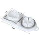 Multifunctional Egg Slicers Stainless Steel Slicer Fancy Splitter Egg Cutting Tool Home Two in One Egg Cutter Kitchen Gadgets